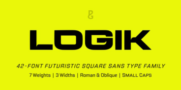 Logik Font Family - 42 Fonts