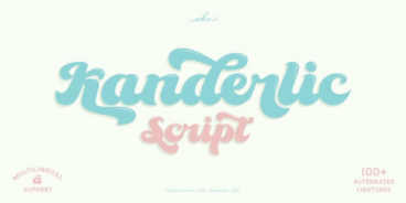 The Kanderlic - Retro Script Font