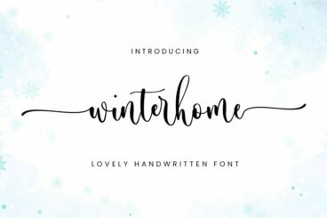 Winterhome font