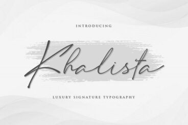 Khalista - Signature Font