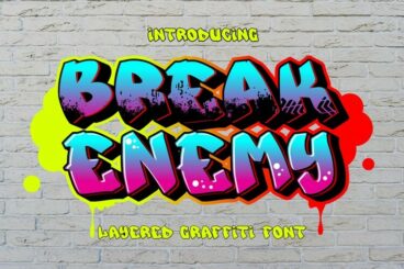 Break Enemy Font