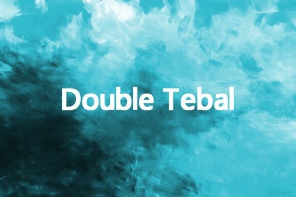 Double Tebal Free Font