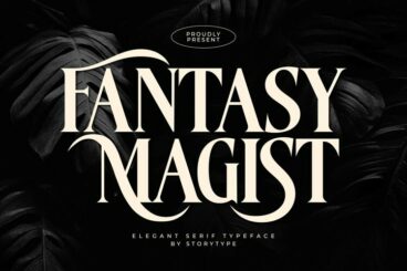 Fantasy Magist Elegant Serif Typeface Font