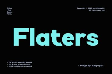 Flaters Modern Font
