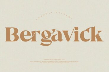 Bergavick Ligature Serif Font