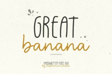 Great Banana Font Duo