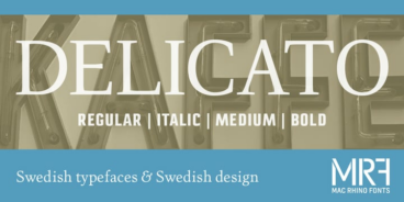 Delicato Pro Font Family