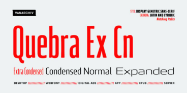 Quebra Ex Condensed Font Family