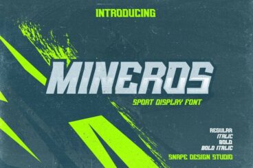 Mineros - Sport Font