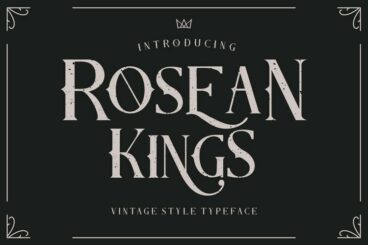 Rosean Kings Font