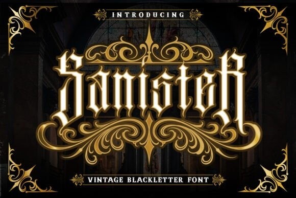 Sanister Font - Free Font