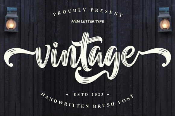 Ranch vintage font & illustrations - Free Font