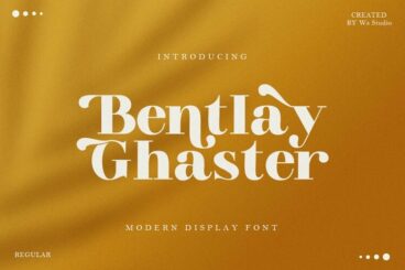 Bentlay Ghaster Font