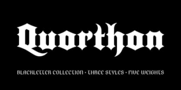 Quorthon Font Family - 15 fonts