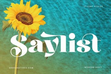 Saylist - Decorative Serif