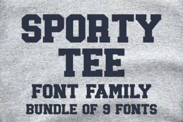 Sporty Tee Family Font