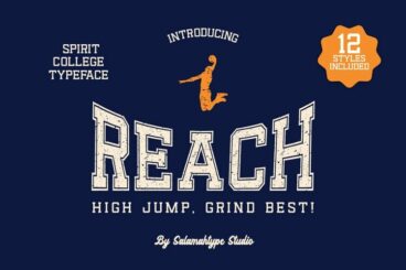 Reach - Sports Font