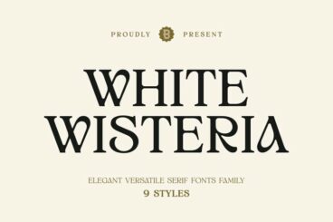 White Wisteria - Elegant Versatile Serif Fonts Family