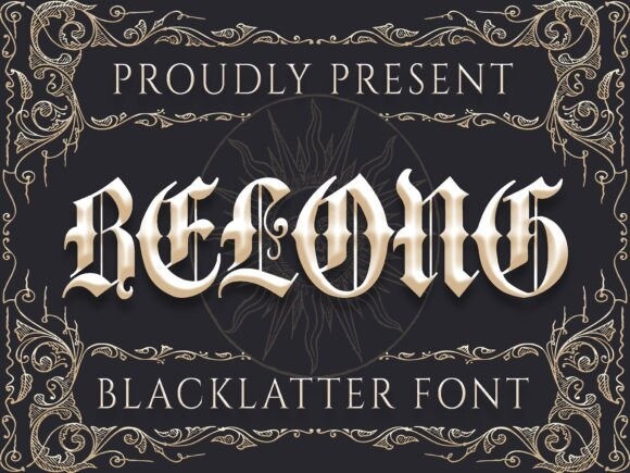 Belong Blackletter Font - Free Font