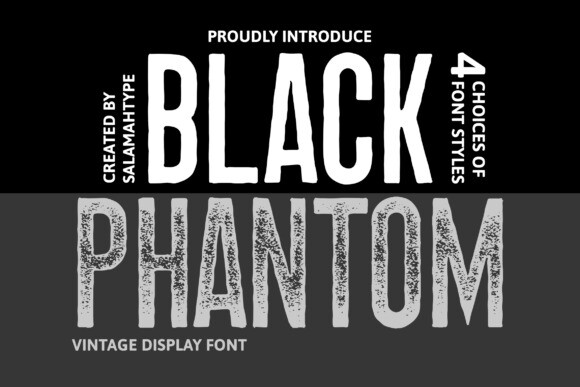 Black Phantom Typeface - Free Font