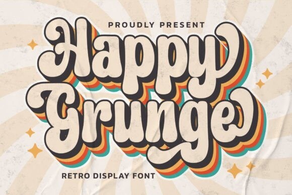 Happy Grunge Font - Free Font