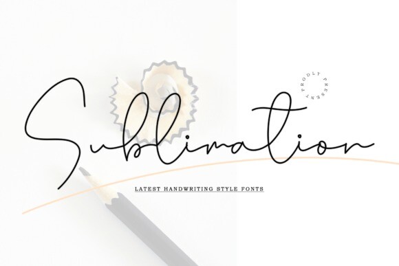 Sublimation Typeface Free Font