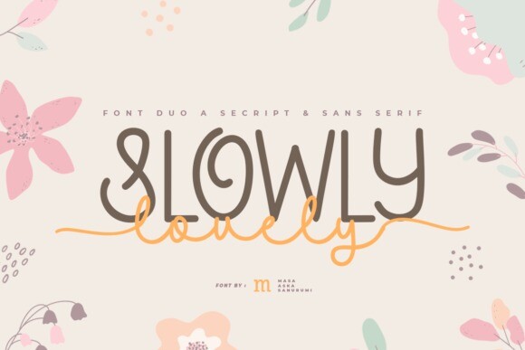 Slowly Lovely Duo Font - Free Font