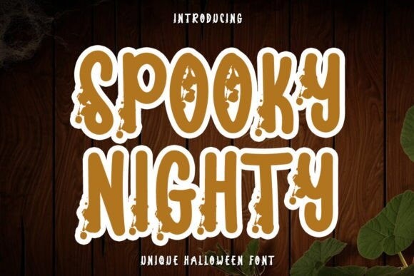 Spooky Nighty Font - Free Font