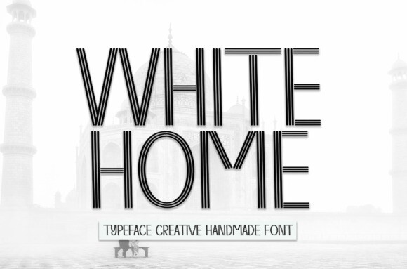 White Home Font - Free Font