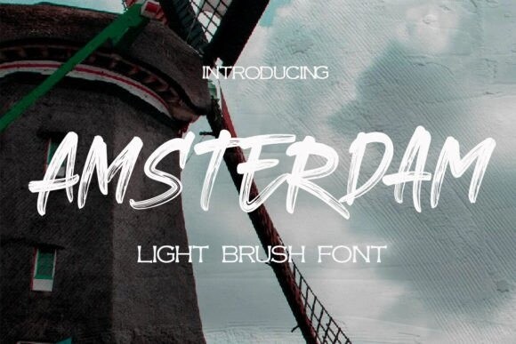 Amsterdam Brush Font - Free Font