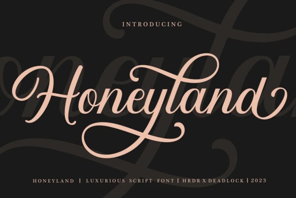 Honeyland Font - Free Font