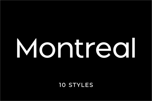 Montreal Font Family - Free Font