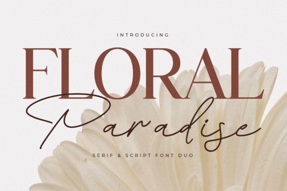 Floral Paradise Font - Free Font