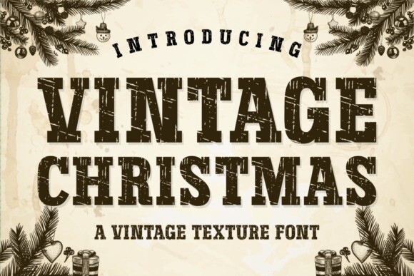 Vintage Christmas Typeface - Free Font