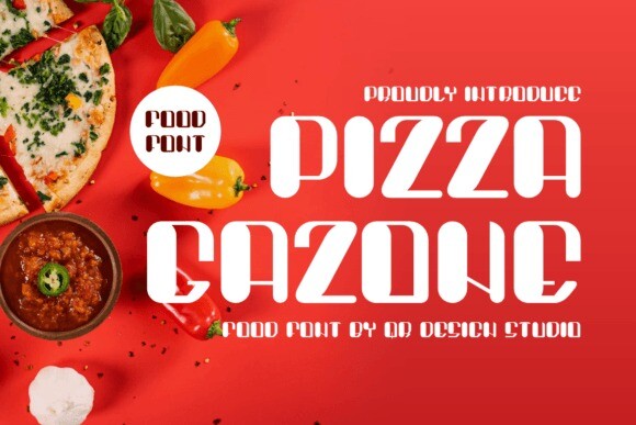 Pizza Gazone Font - Free Font