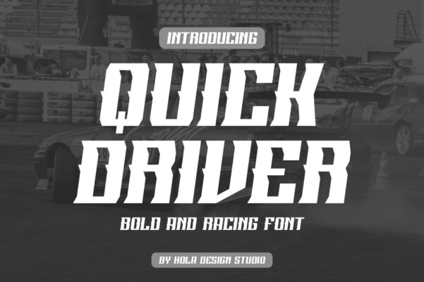 Quick Driver Font - Free Font