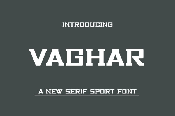 Vaghar Font - Free Font