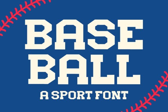 Baseball Sport Font - Free Font