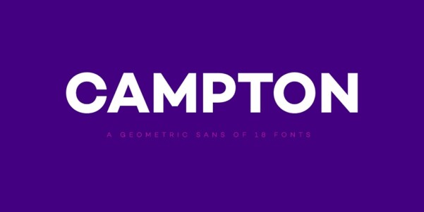 Campton Font Family - Free Font