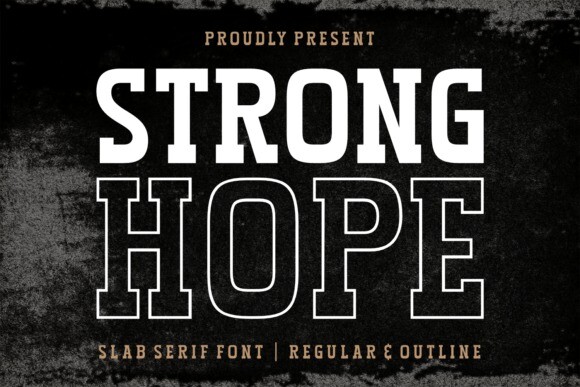 strong-hope-font-free-font