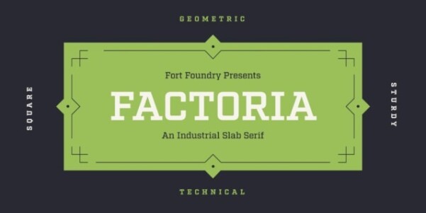 Factoria Font - Free Font