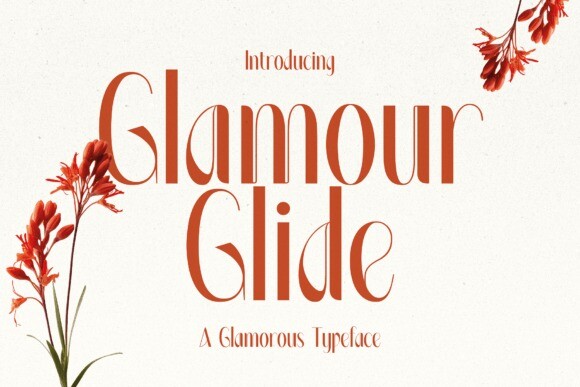 Glamour Glide Font - Free Font