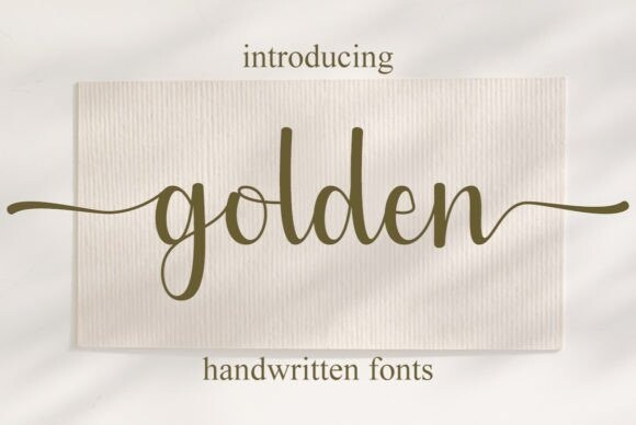 Golden Script Font - Free Font