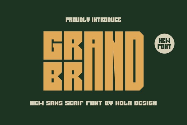 Grand Brand Font - Free Font