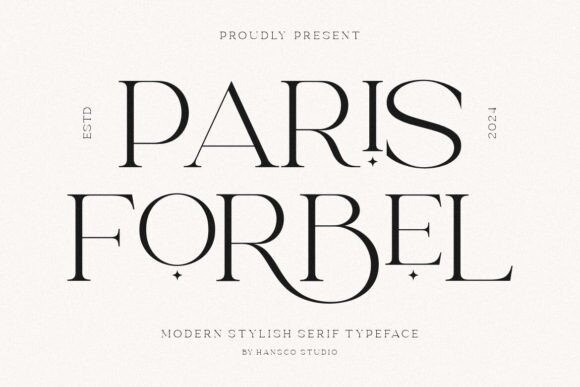 Paris Forbel Font - Free Font