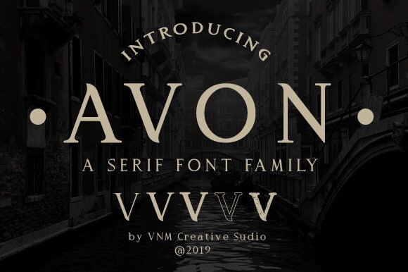 Avon Serif Font - Free Font