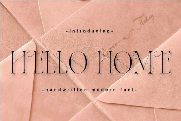 Hello Home Font - Free Font