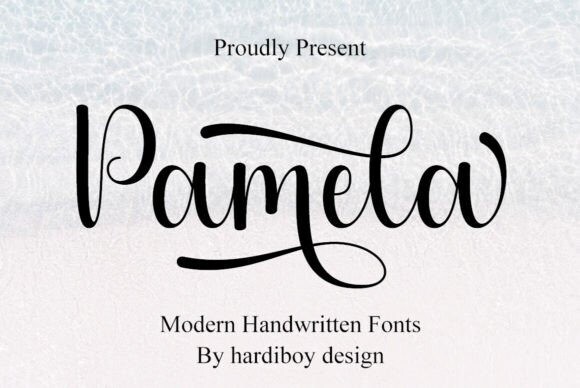 Pamela Script Font - Free Font