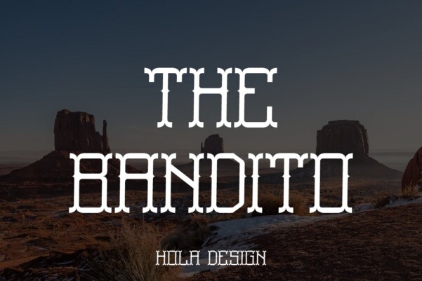 The Bandito Font - Free Font