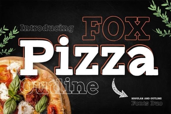 Fox Pizza Font - Free Font